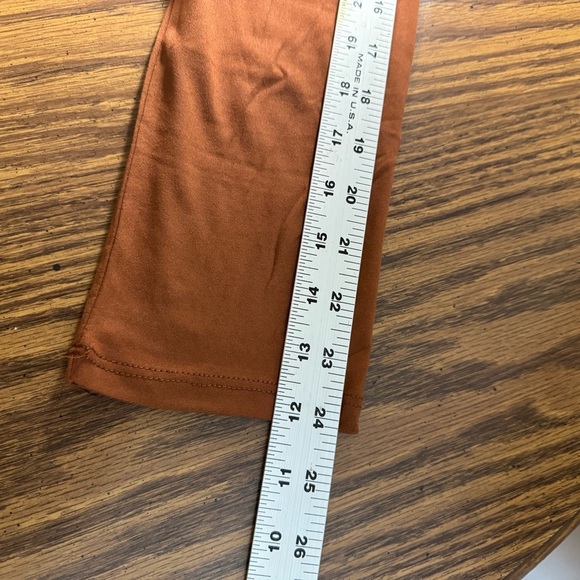 Women's Brown V-Neck Long Sleeve Top - Picture 7 of 7